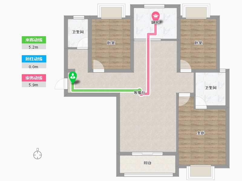 河南省-南阳市-和通博士园-94.13-户型库-动静线