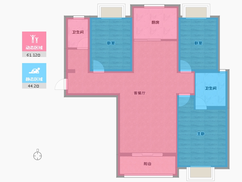 河南省-南阳市-和通博士园-94.13-户型库-动静分区