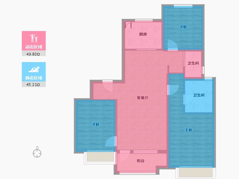 山东省-青岛市-森林公园-84.19-户型库-动静分区