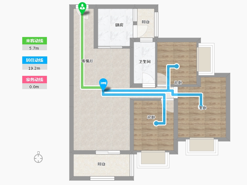 四川省-南充市-恒大御峰-71.77-户型库-动静线