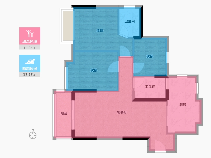 广东省-肇庆市-财智广场-75.00-户型库-动静分区