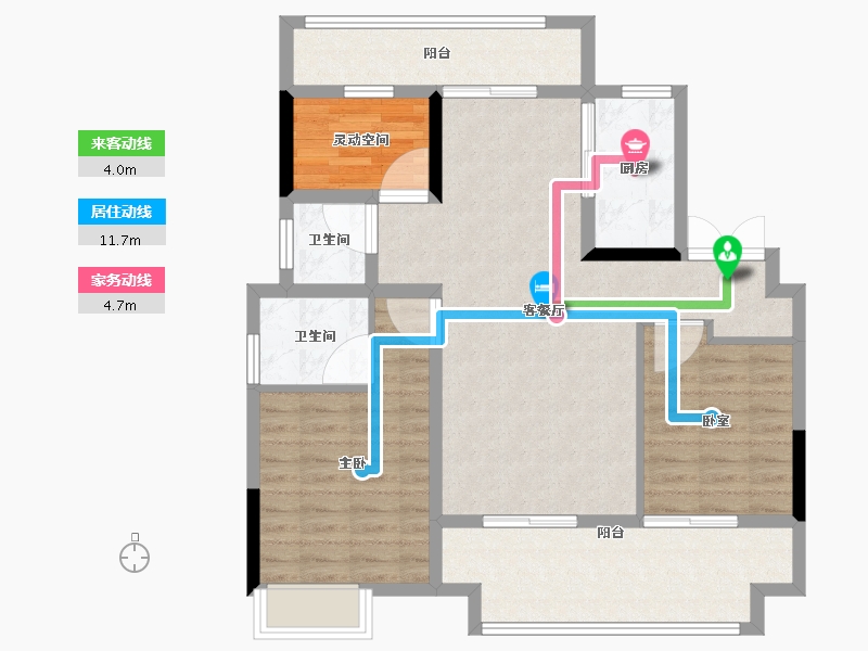 安徽省-亳州市-邦泰·政务壹号-92.01-户型库-动静线