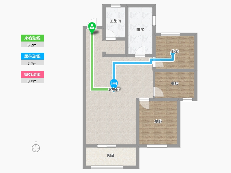 山西省-晋城市-瑞麒·祥瑞新城-82.41-户型库-动静线