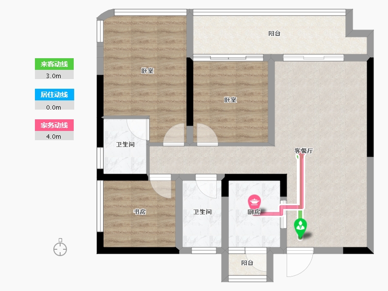 四川省-宜宾市-树高麓院-78.03-户型库-动静线