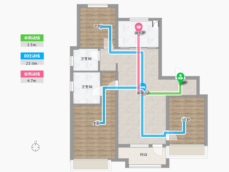 山东省-青岛市-森林公园-87.22-户型库-动静线