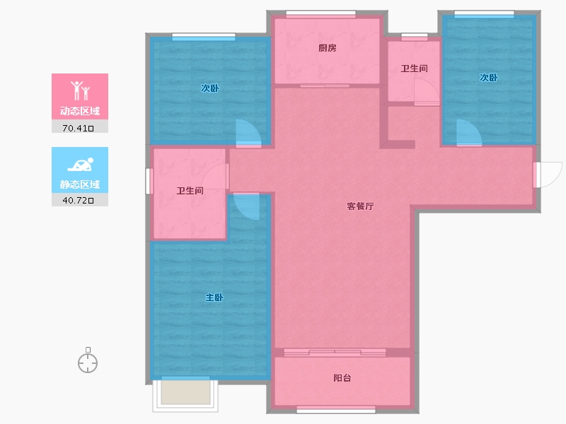 河南省-洛阳市-建业中弘城-100.10-户型库-动静分区