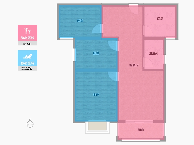 河南省-南阳市-和通博士园-72.06-户型库-动静分区