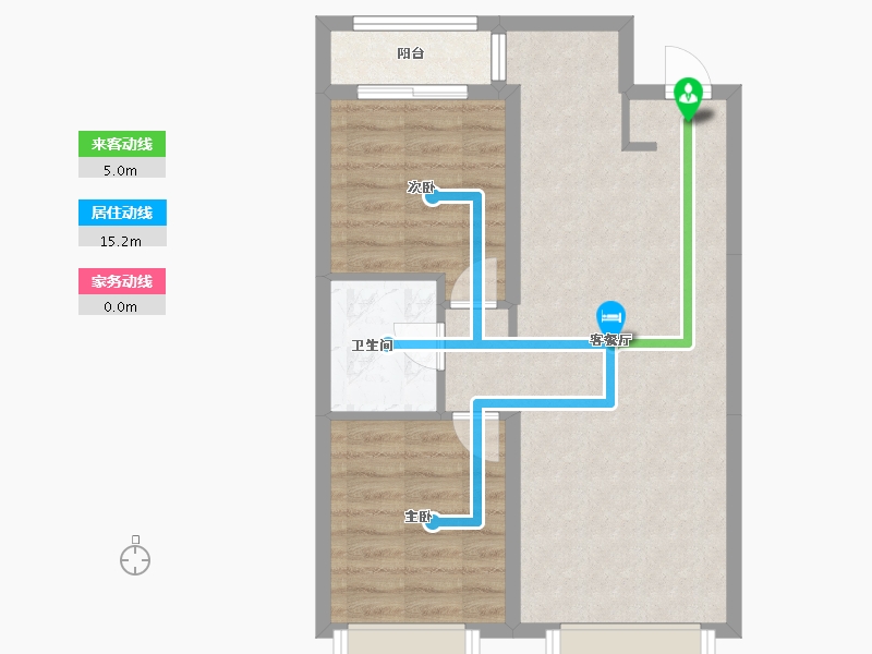 吉林省-长春市-融创大河宸院-69.00-户型库-动静线