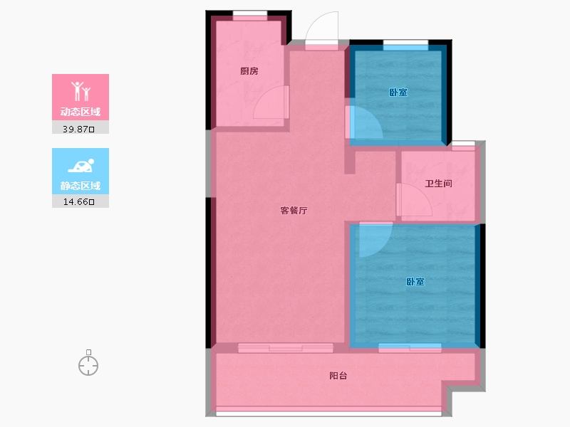 广西壮族自治区-北海市-融创海映兰屿-48.05-户型库-动静分区