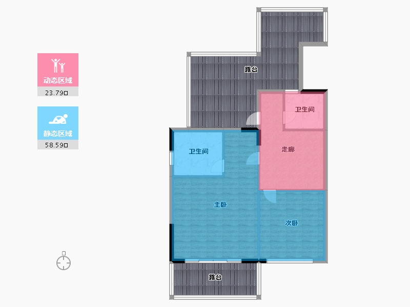 浙江省-宁波市-宁宸院-118.00-户型库-动静分区