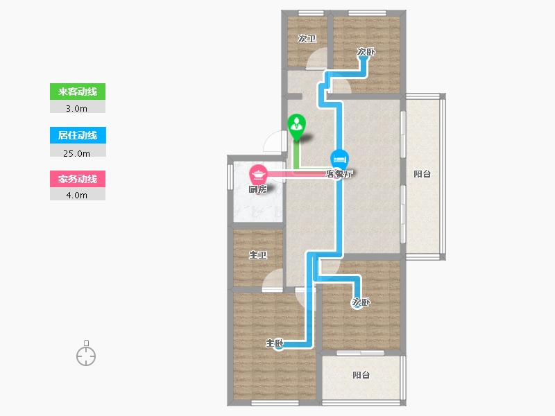 江苏省-镇江市-天怡·紫宸-102.02-户型库-动静线