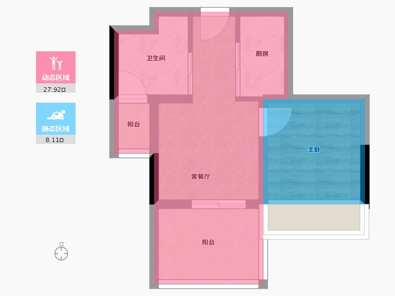 重庆-重庆市-良瑜国际养生谷-31.04-户型库-动静分区