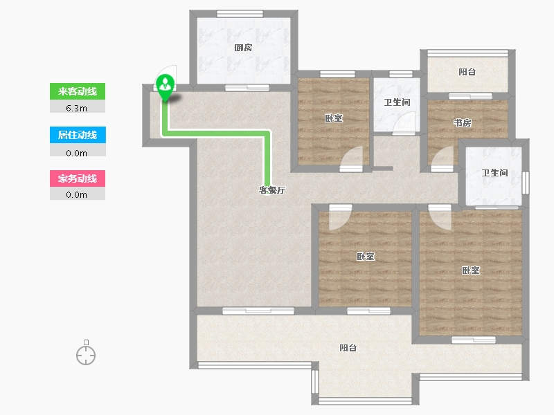 江苏省-镇江市-扬中吾悦广场·迎宾府-112.00-户型库-动静线