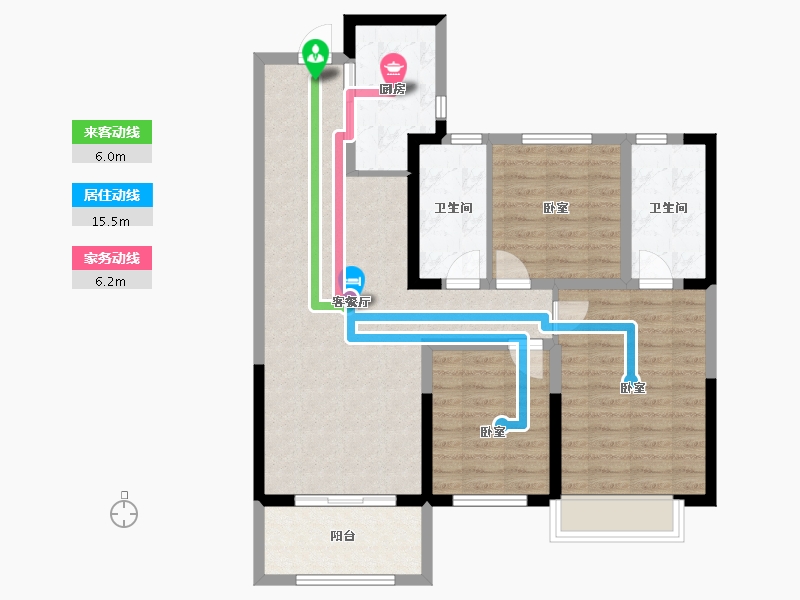 河南省-洛阳市-正商城-93.05-户型库-动静线