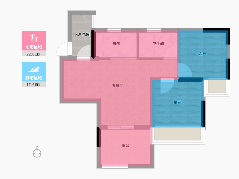 重庆-重庆市-良瑜国际养生谷-45.37-户型库-动静分区