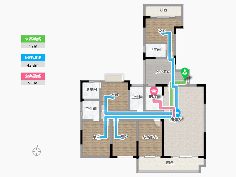 广东省-惠州市-恒福山语海-182.40-户型库-动静线