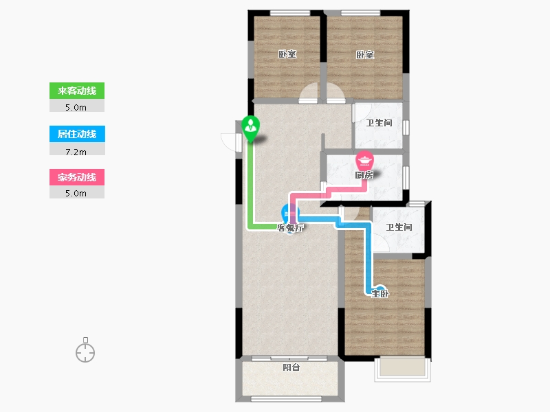 河南省-洛阳市-正商城-99.15-户型库-动静线