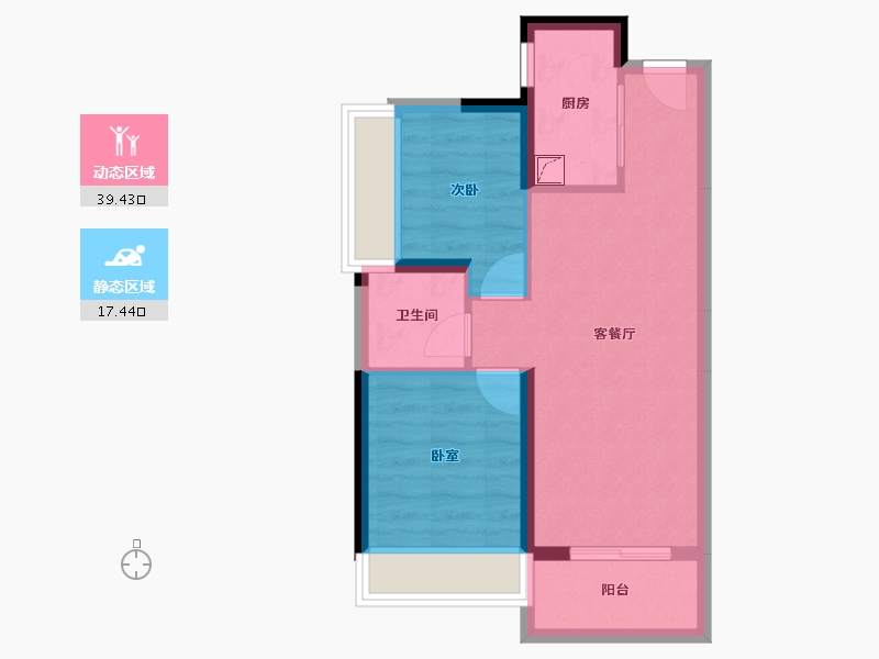 广东省-惠州市-德威花园-50.14-户型库-动静分区