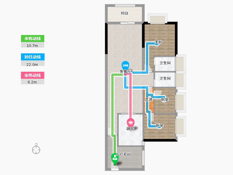 广东省-惠州市-星岸城-78.00-户型库-动静线