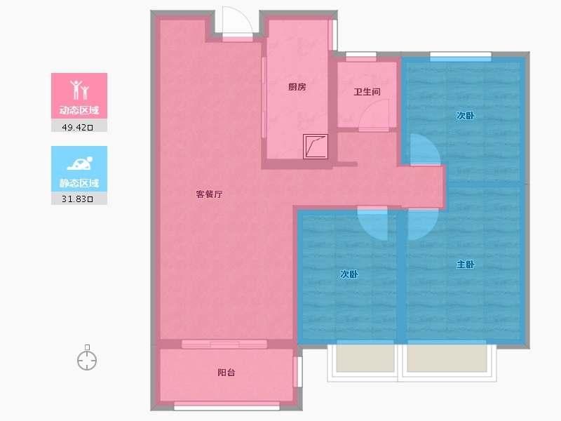 河北省-邢台市-御峰华府-0.00-户型库-动静分区