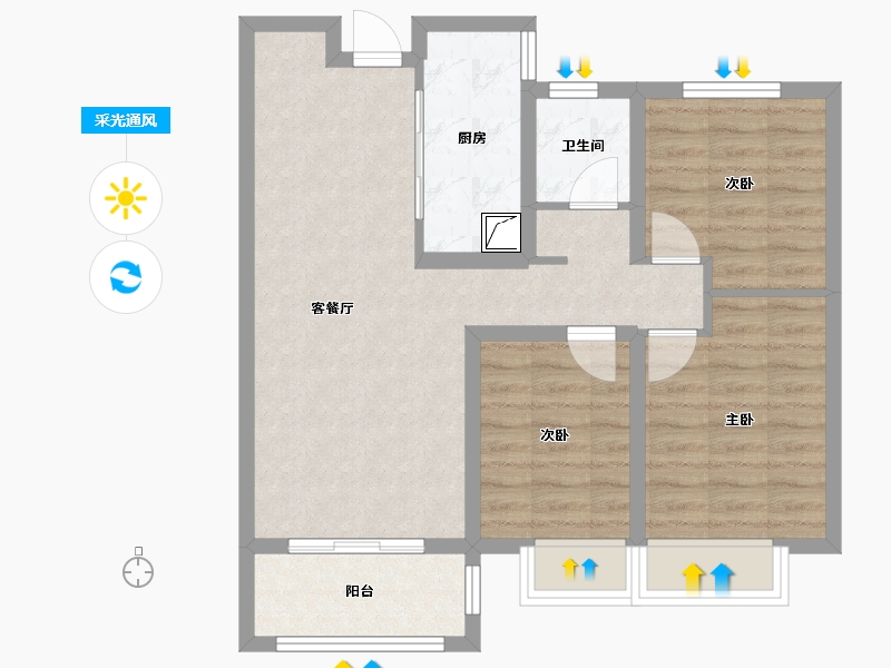 河北省-邢台市-御峰华府-0.00-户型库-采光通风