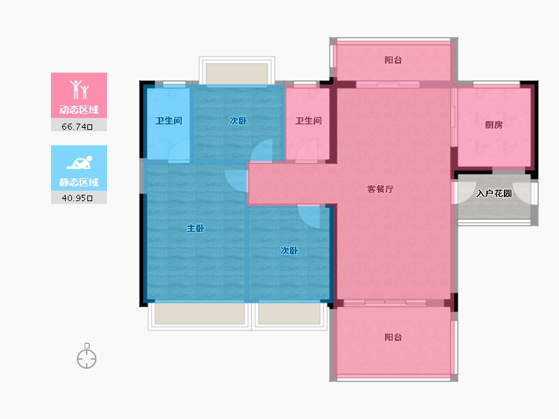 广东省-惠州市-成峰水岸丽都-102.00-户型库-动静分区