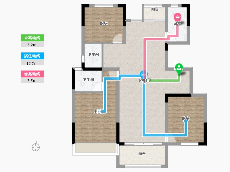 河南省-洛阳市-正商城-103.96-户型库-动静线