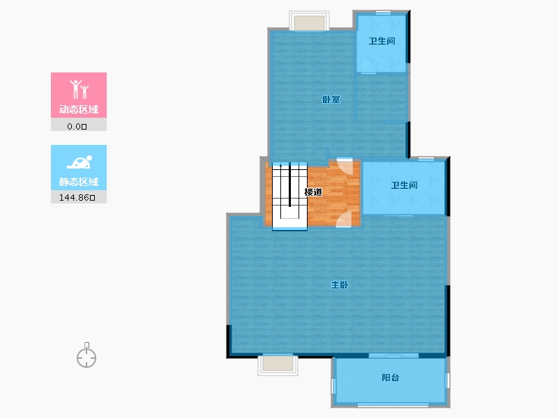 江苏省-泰州市-桃源府南苑-150.00-户型库-动静分区