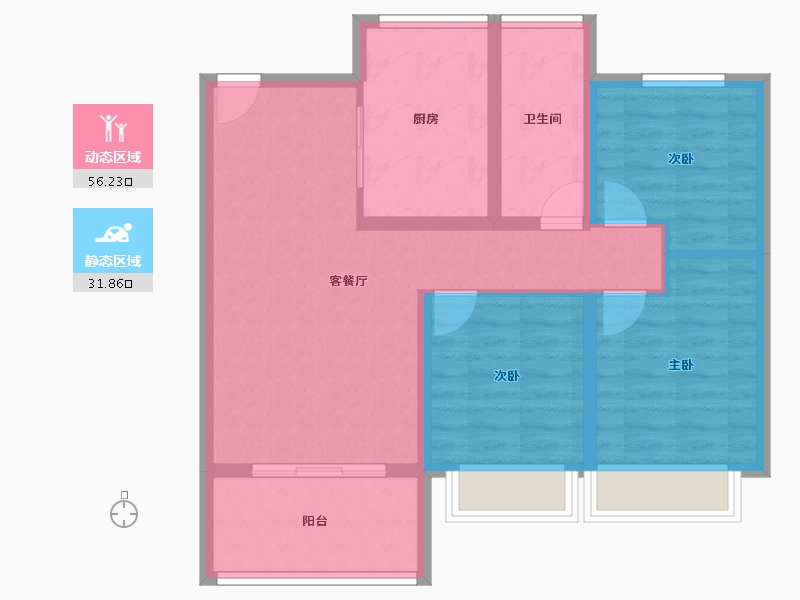 山东省-烟台市-大栖地-78.39-户型库-动静分区