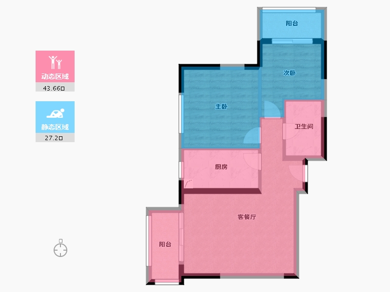 福建省-漳州市-信和御龙天下-63.20-户型库-动静分区