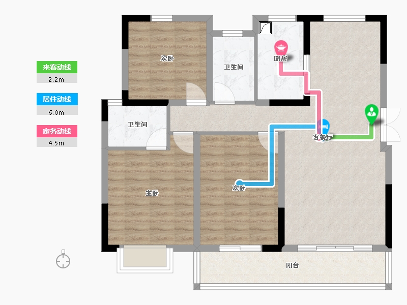 江西省-赣州市-佳和红旗大道首府-80.00-户型库-动静线