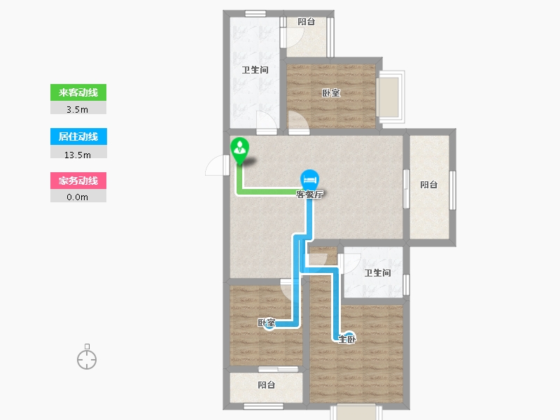 江苏省-镇江市-句容恒大云湖上郡-87.21-户型库-动静线