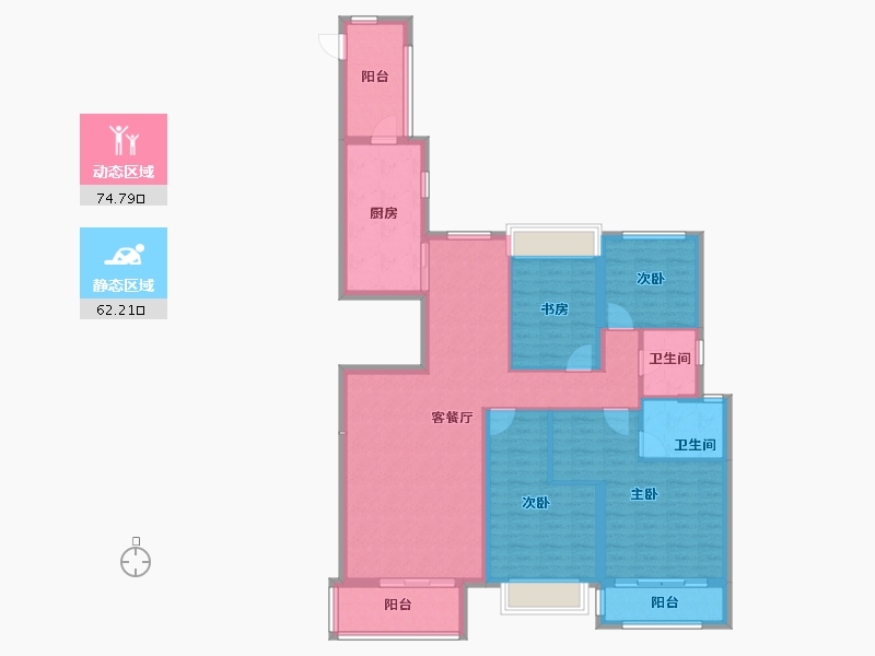 福建省-漳州市-信和御龙天下-123.21-户型库-动静分区