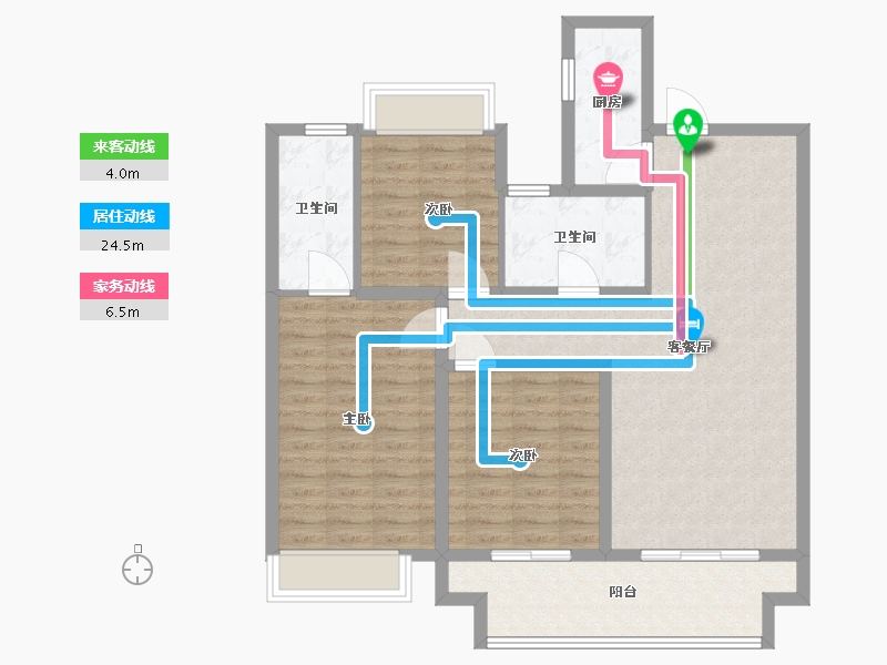 河南省-驻马店市-银城悦府-100.00-户型库-动静线