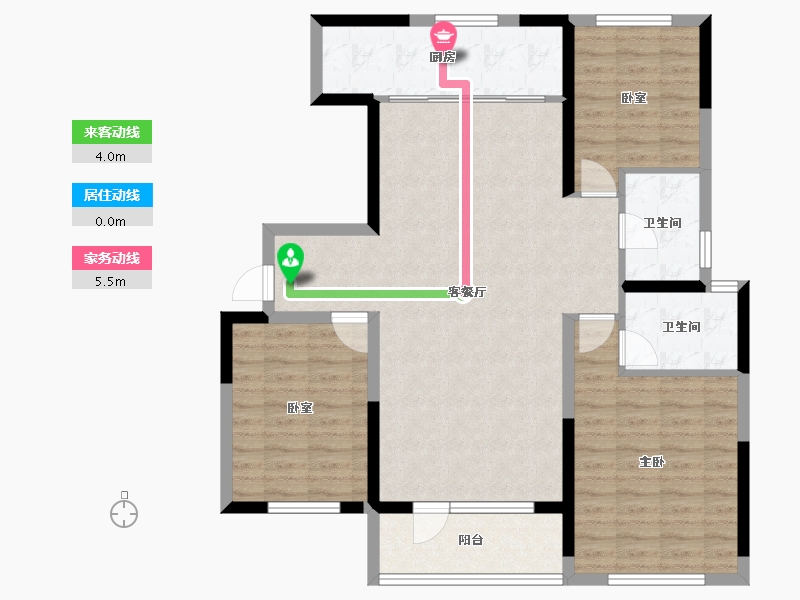 吉林省-吉林市-中海·寰宇天下-101.60-户型库-动静线