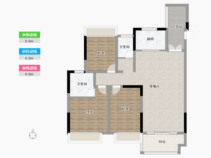 河南省-南阳市-嘉安山河筑-105.94-户型库-动静线