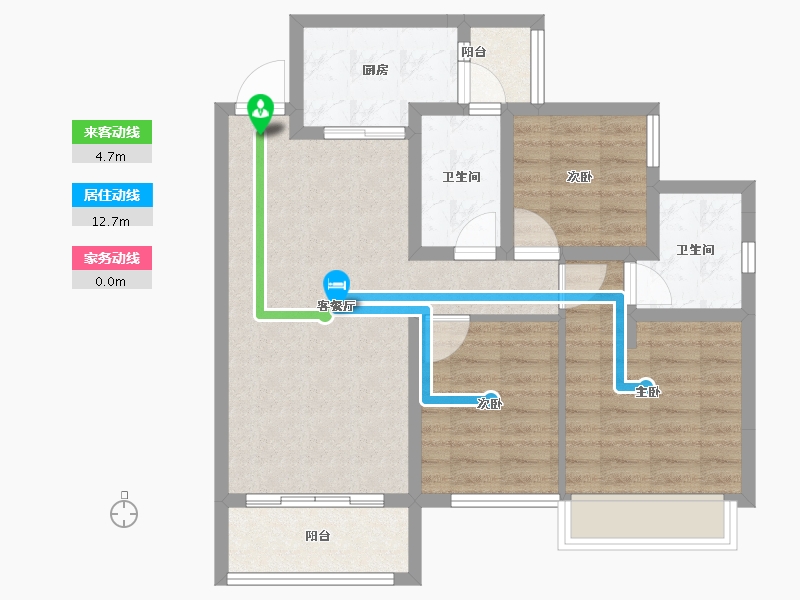 四川省-成都市-中德英伦世邦-77.60-户型库-动静线