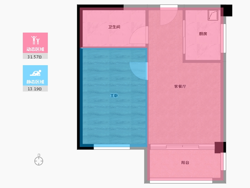 福建省-漳州市-信和御龙天下-40.15-户型库-动静分区