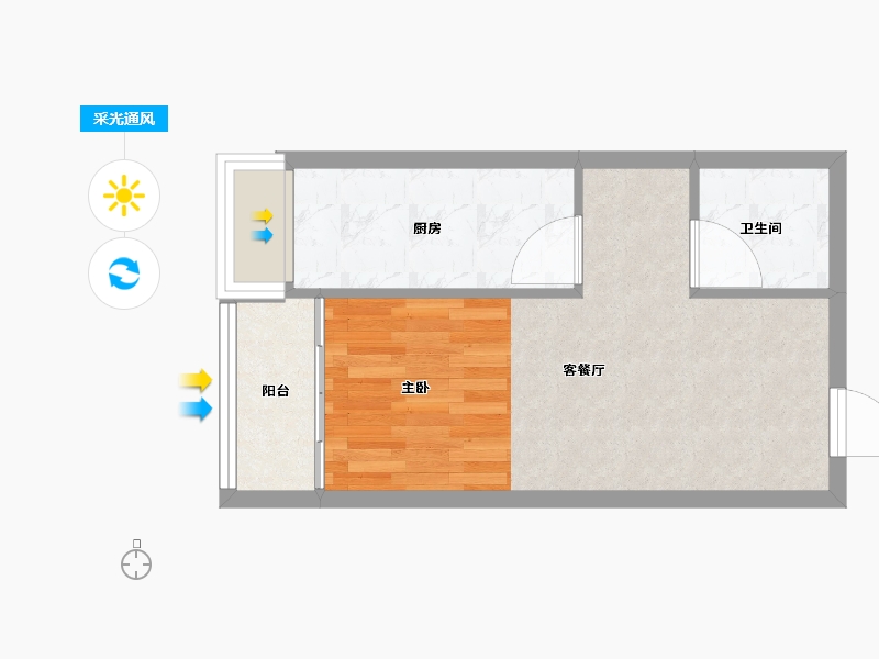 河南省-南阳市-亿安天下城-36.00-户型库-采光通风