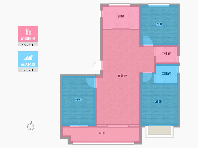 山东省-聊城市-畅博·书香首府-77.05-户型库-动静分区