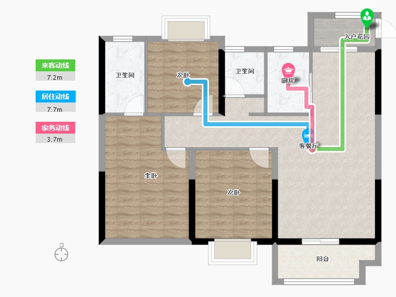 江西省-抚州市-山水文城-92.80-户型库-动静线