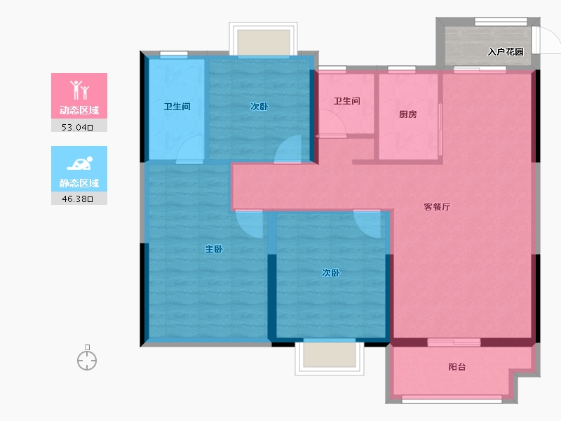 江西省-抚州市-山水文城-92.80-户型库-动静分区