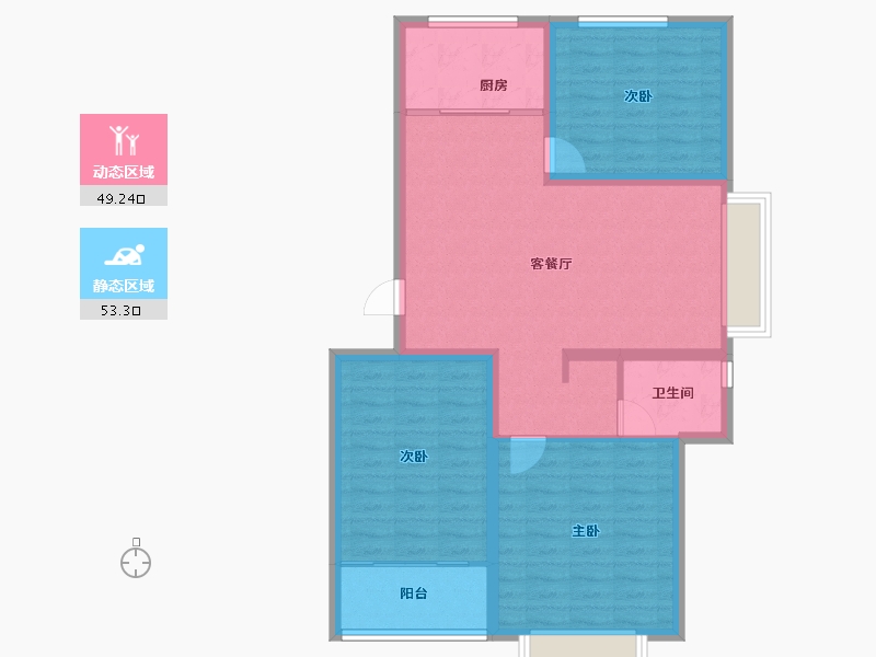 山东省-聊城市-畅博·书香首府-92.58-户型库-动静分区