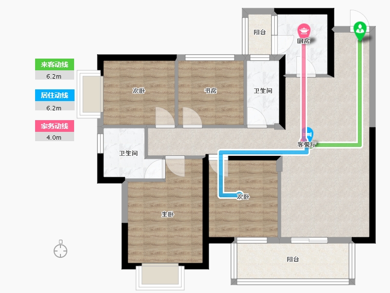 广西壮族自治区-南宁市-大唐盛世三期-97.00-户型库-动静线