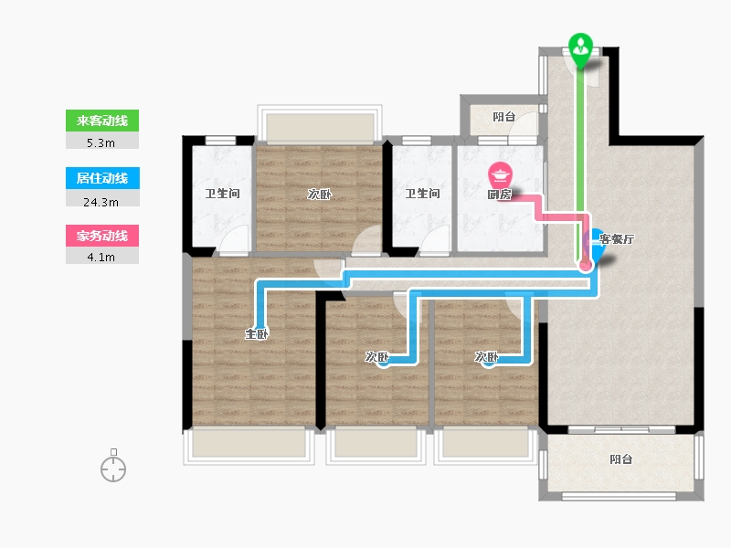 广东省-云浮市-创宇汇景城-110.12-户型库-动静线