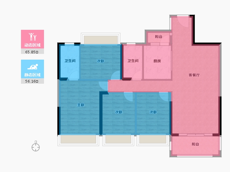 广东省-云浮市-创宇汇景城-110.12-户型库-动静分区