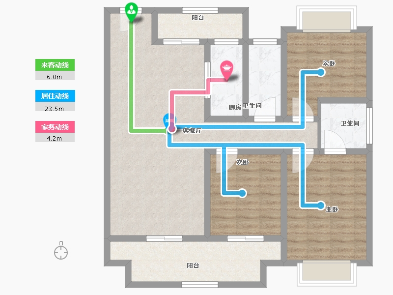 河南省-驻马店市-建业天中府-100.25-户型库-动静线