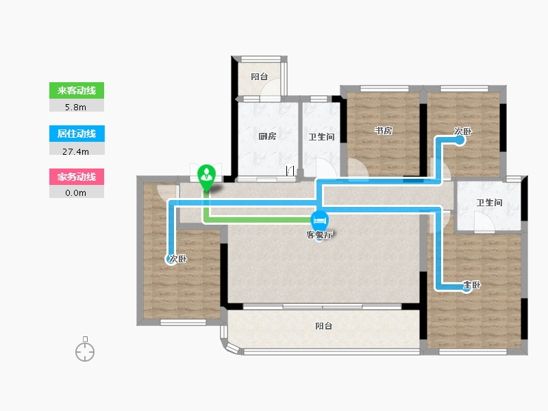 四川省-成都市-德商石榴春和天骄-110.00-户型库-动静线