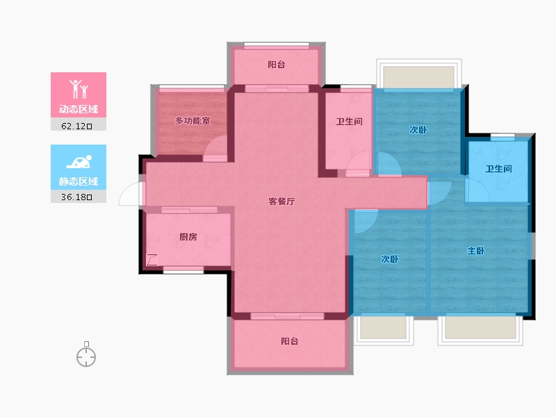 广东省-惠州市-五矿哈施塔特-87.56-户型库-动静分区