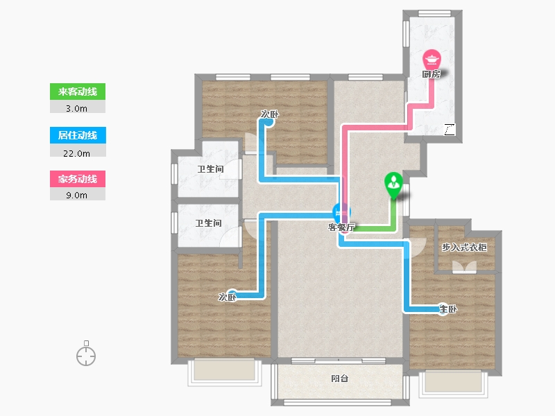 河北省-石家庄市-赵州天山熙湖-130.00-户型库-动静线